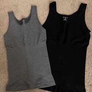 Bundle of Two Gray and Black Undershirts M
